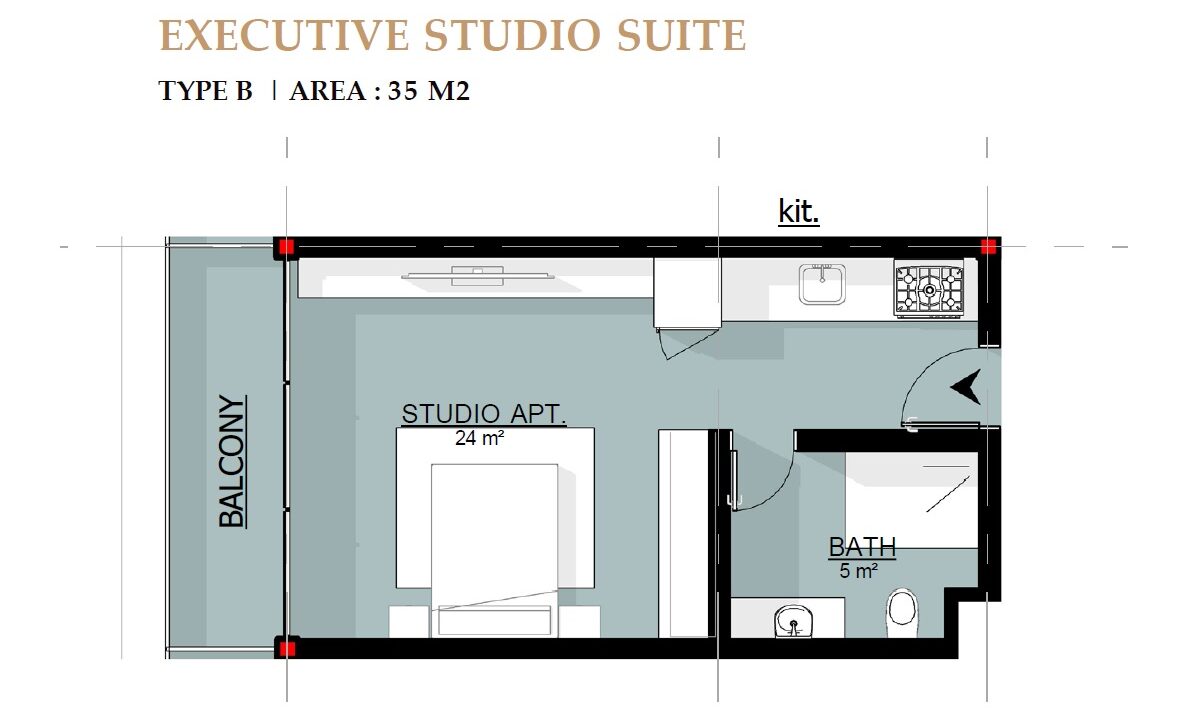 Belmonte exec studio 35m2