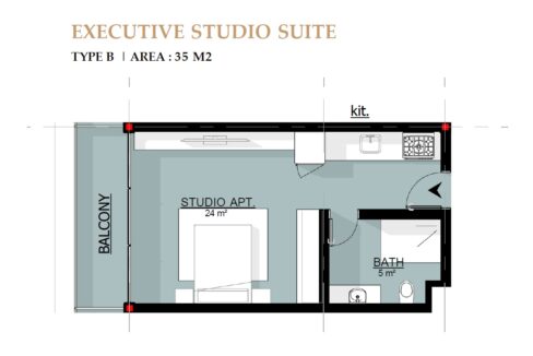 Belmonte exec studio 35m2