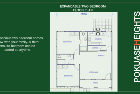 2-Bedroom Floor plan