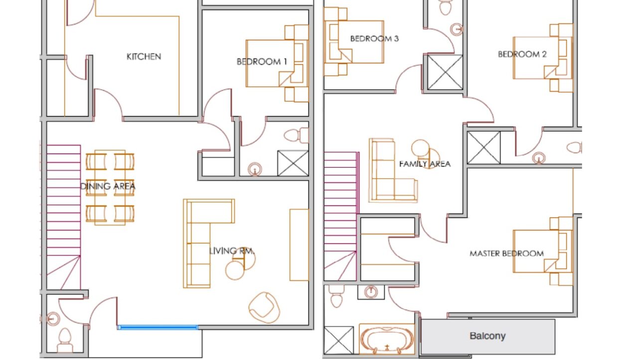 Amasaman 3 bed floor plan