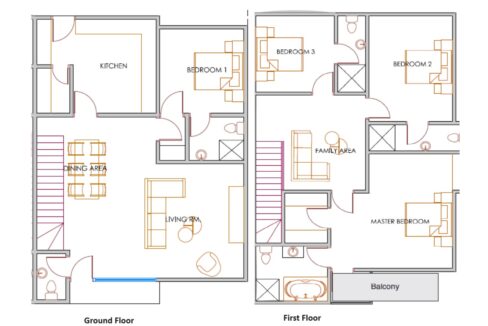 Amasaman 3 bed floor plan