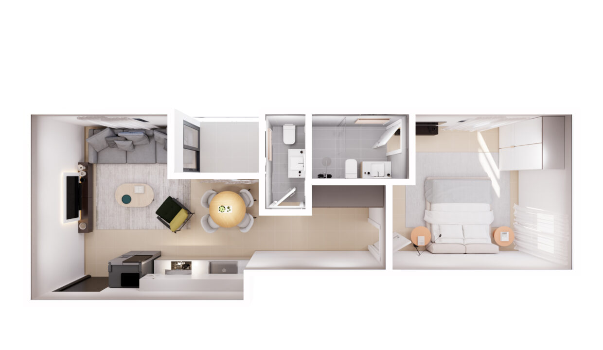 Apartment - Type A (one bed)