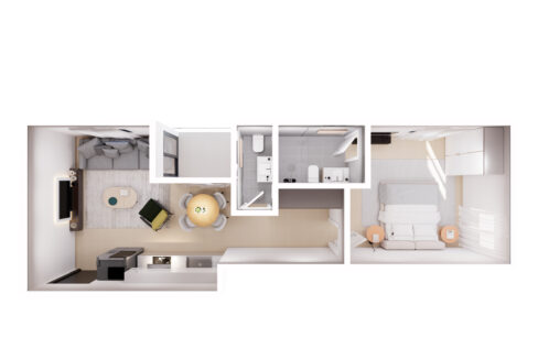 Apartment - Type A (one bed)