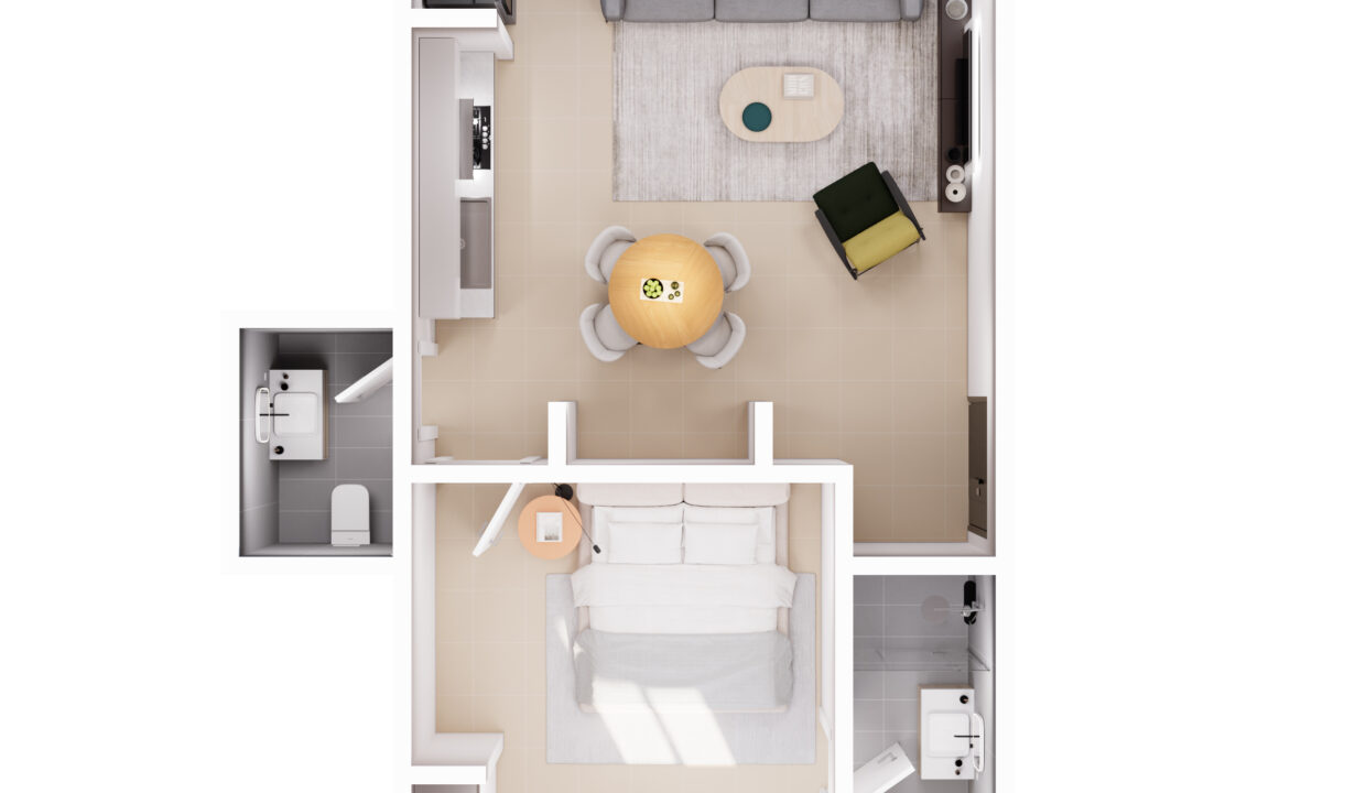 Apartment - Type C (one bed)
