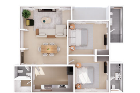 Apartment - Type D (two bed)