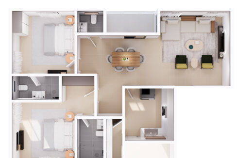 Apartment - Type E (two bed)